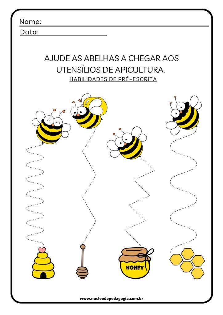 Atividades com Recorte e Traçado de Linhas e Curvas