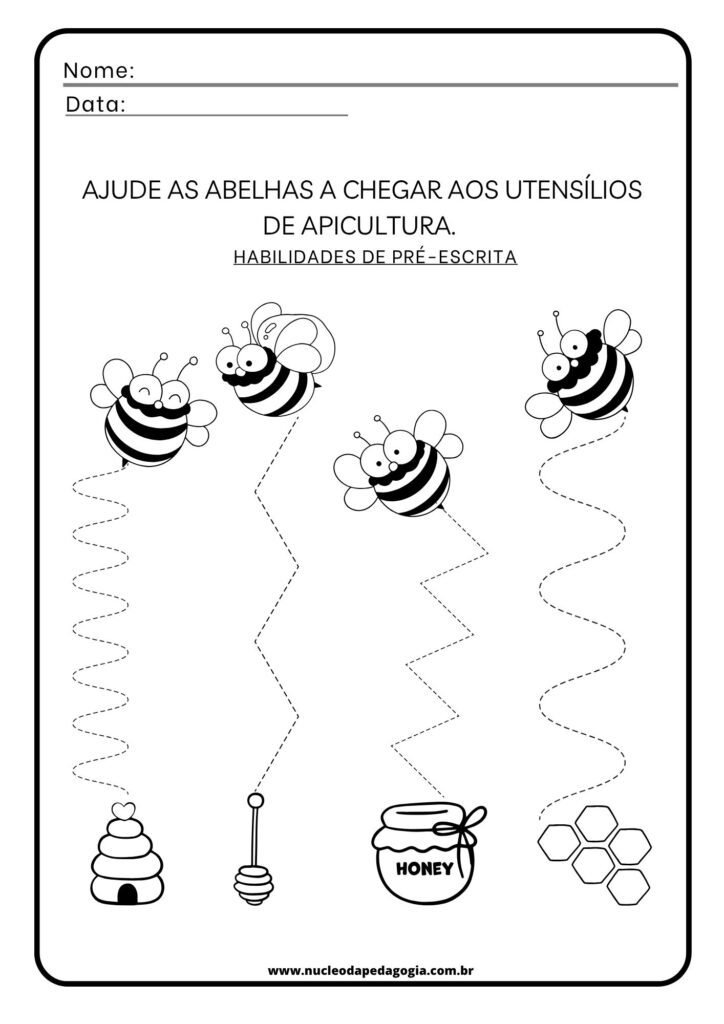 Atividades com Recorte e Traçado de Linhas e Curvas