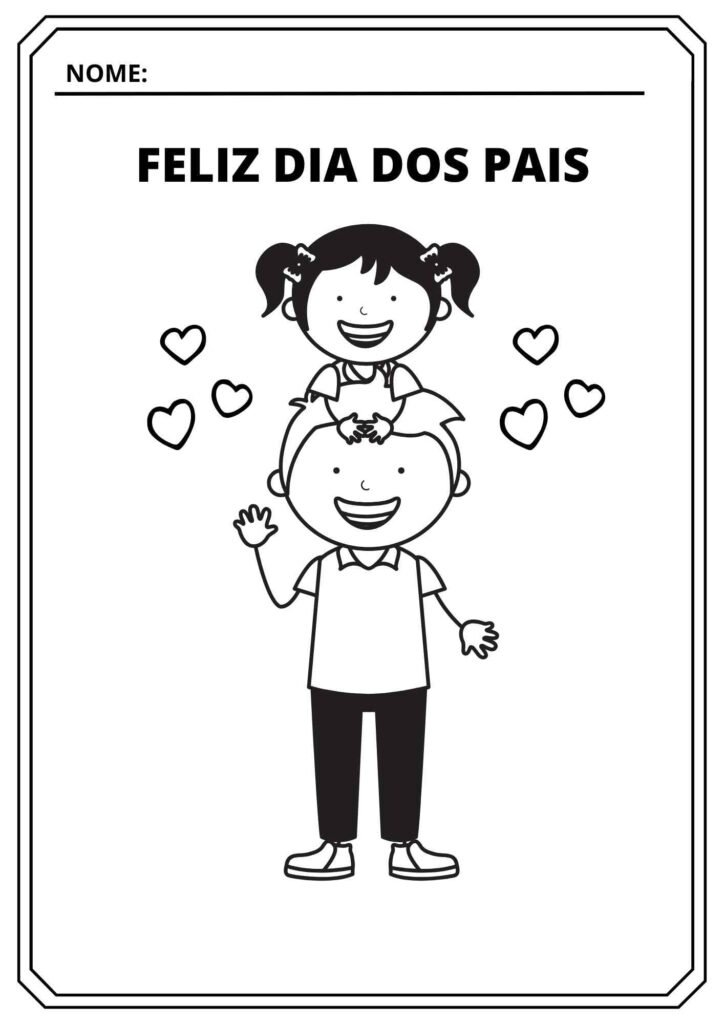 Atividades dia dos pais Educação Infantil