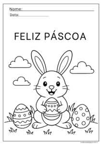Atividades Páscoa para colorir
