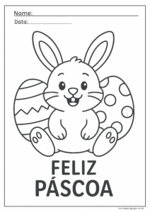 Atividades Páscoa para colorir