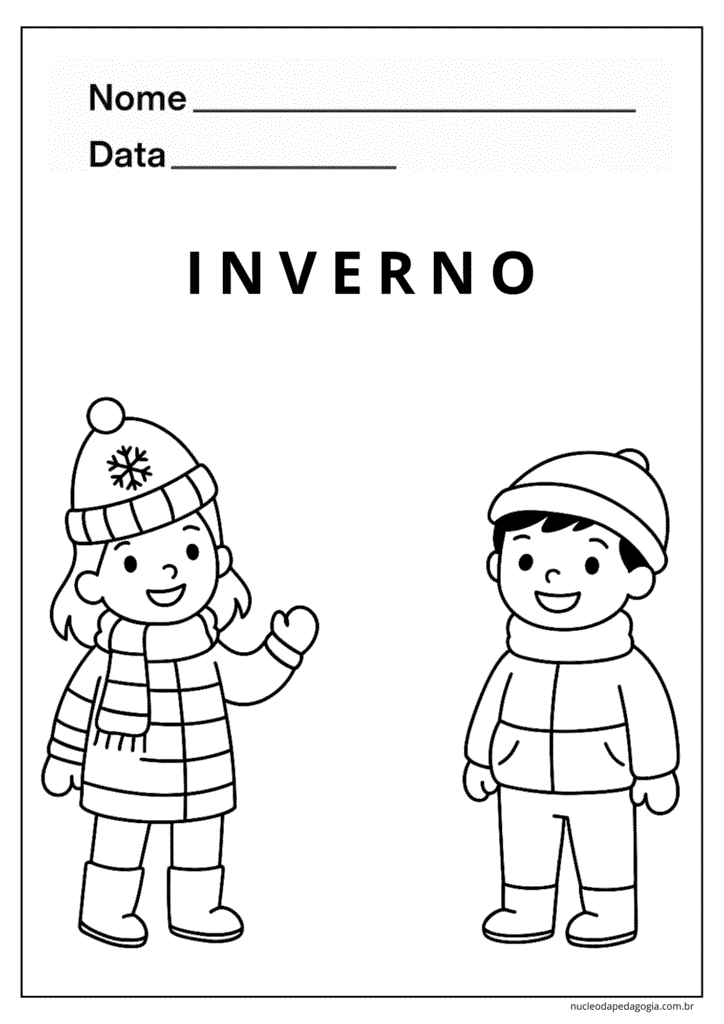 atividades inverno educação infantil