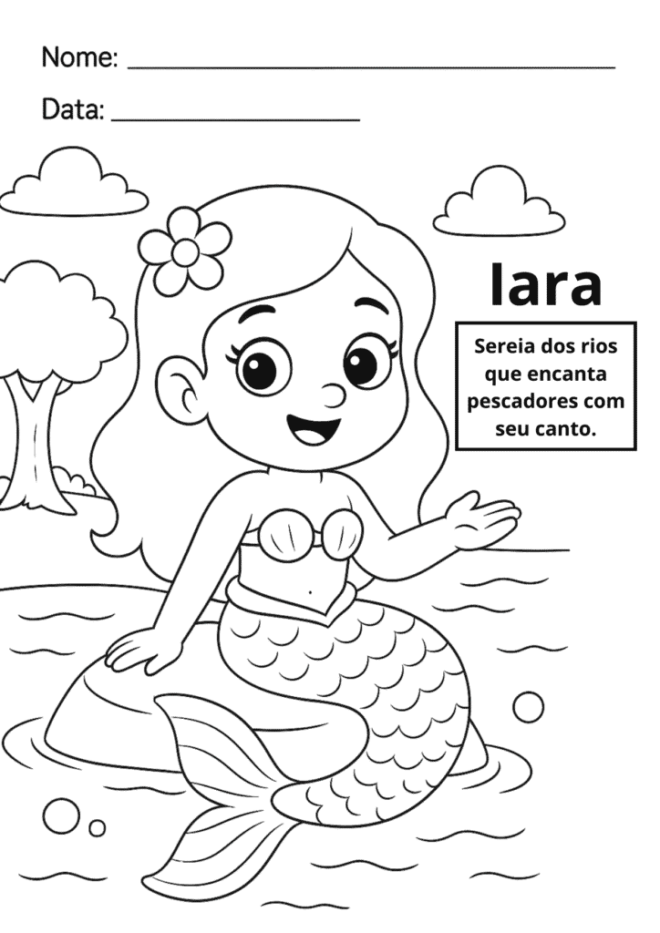 Folclore Educação Infantil atividades para colorir