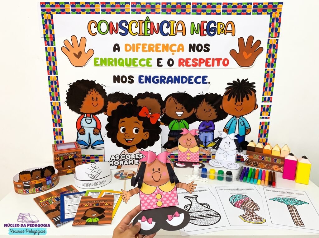 Dia da Consciência Negra atividades para imprimir