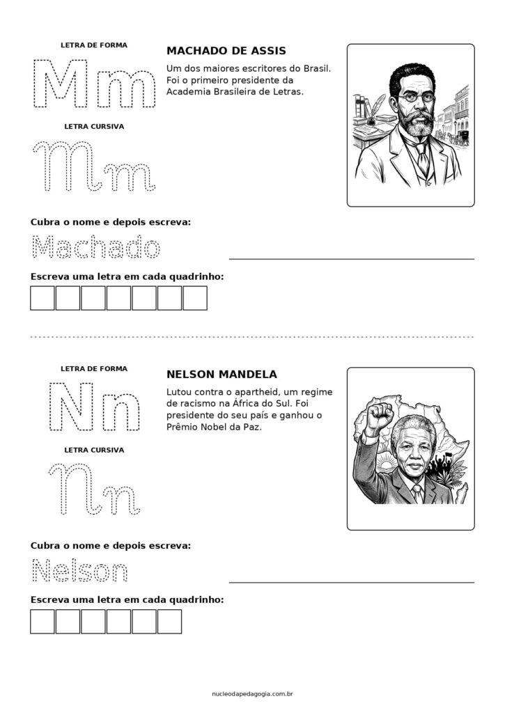 Dia da Consciência Negra atividades para imprimir