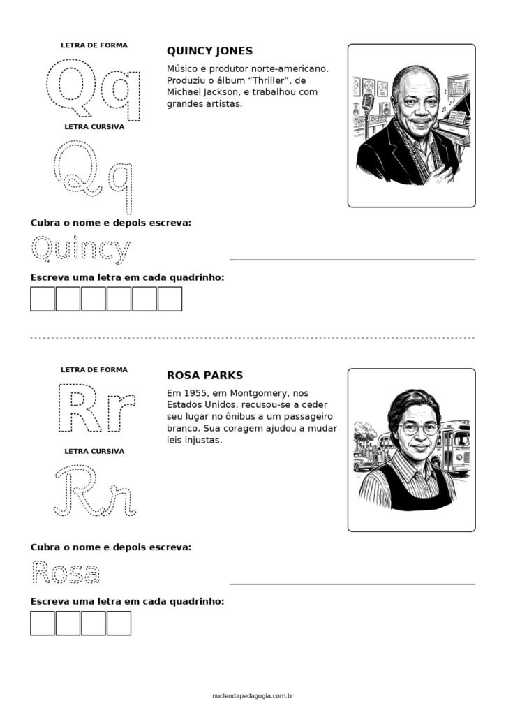 Dia da Consciência Negra atividades para imprimir