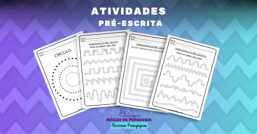 ATIVIDADES PRÉ-ESCRITA