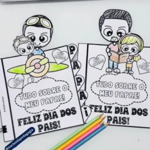 Celebre o Dia dos Pais de forma criativa com o Livrinho “Tudo sobre o Meu Papai”