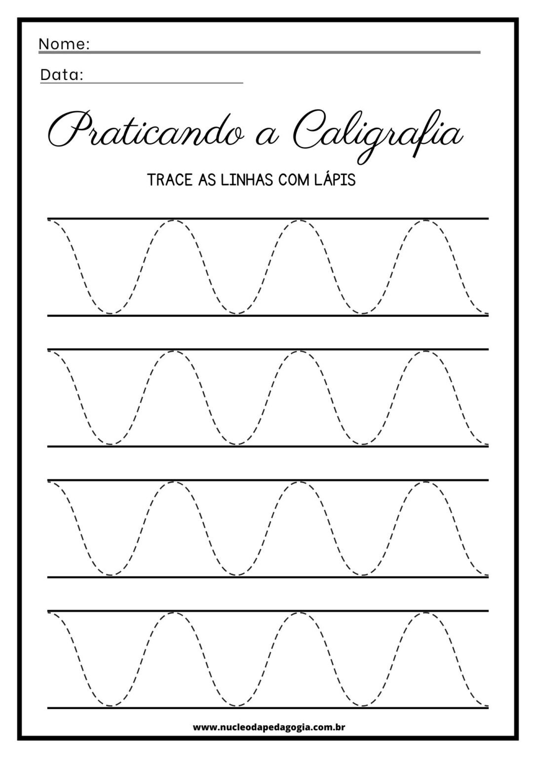 Desenvolva Habilidades Grafomotoras: 12 Atividades Gratuitas para imprimir