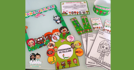KIT FOLCLORE ATIVIDADES E LEMBRANCINHAS