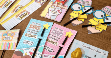 KIT LEMBRANCINHAS DE VOLTA ÀS AULAS