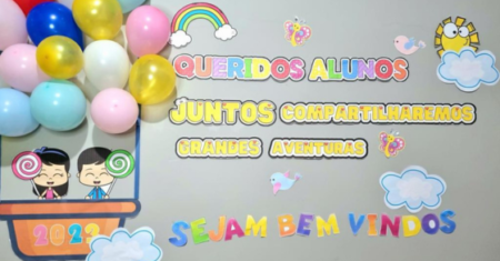 PAINEL BEM VINDOS VOLTA ÀS AULAS