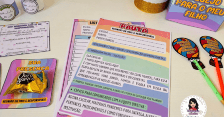 KIT PRIMEIRA REUNIÃO DE PAIS E RESPONSÁVEIS