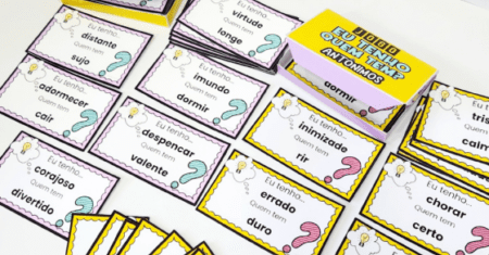 JOGO DOS SINÔNIMOS E ANTÔNIMOS