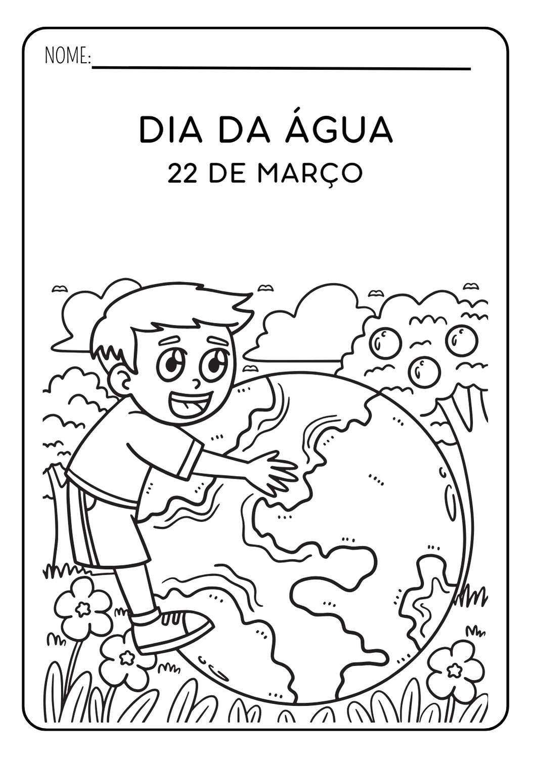 Atividades Dia da Água para imprimir - Material Gratuito