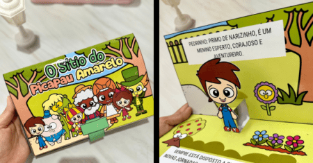 LIVRO 3D SÍTIO DO PICAPAU AMARELO