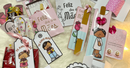 KIT LEMBRANCINHAS E CARTÕES DIA DAS MÃES