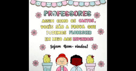 PAINEL VOLTA ÀS AULAS PROFESSORES