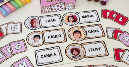 ATIVIDADE BISCOITOS DOS NOMES