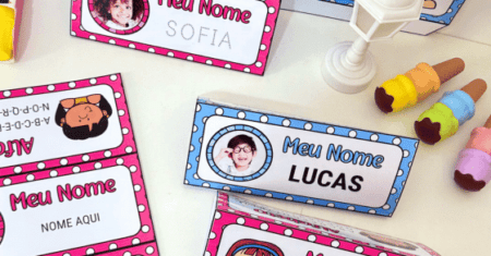 CRACHÁ  DE MESA EDITÁVEL