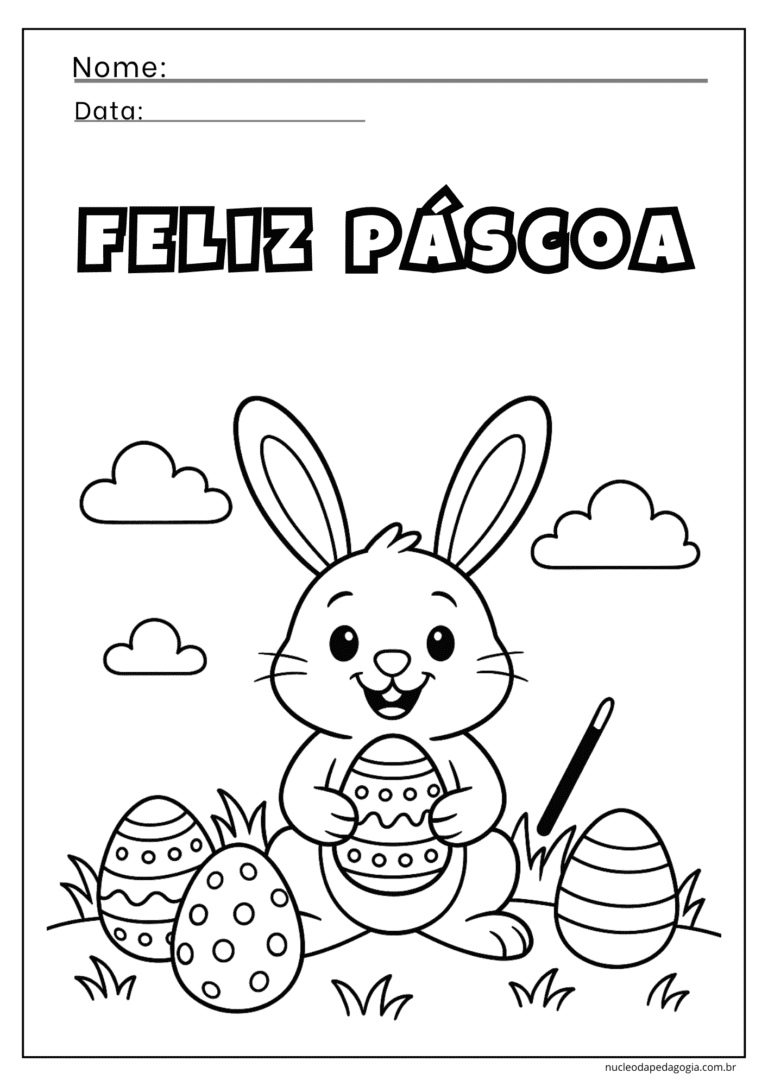 Páscoa para Colorir