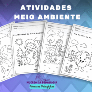 Meio Ambiente Atividade para colorir