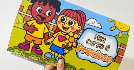 MAIO LARANJA - LIVRO 3D MEU CORPO É PRECIOSO 