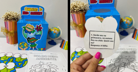 ATIVIDADE MEIO AMBIENTE CAIXA DE CHARADAS