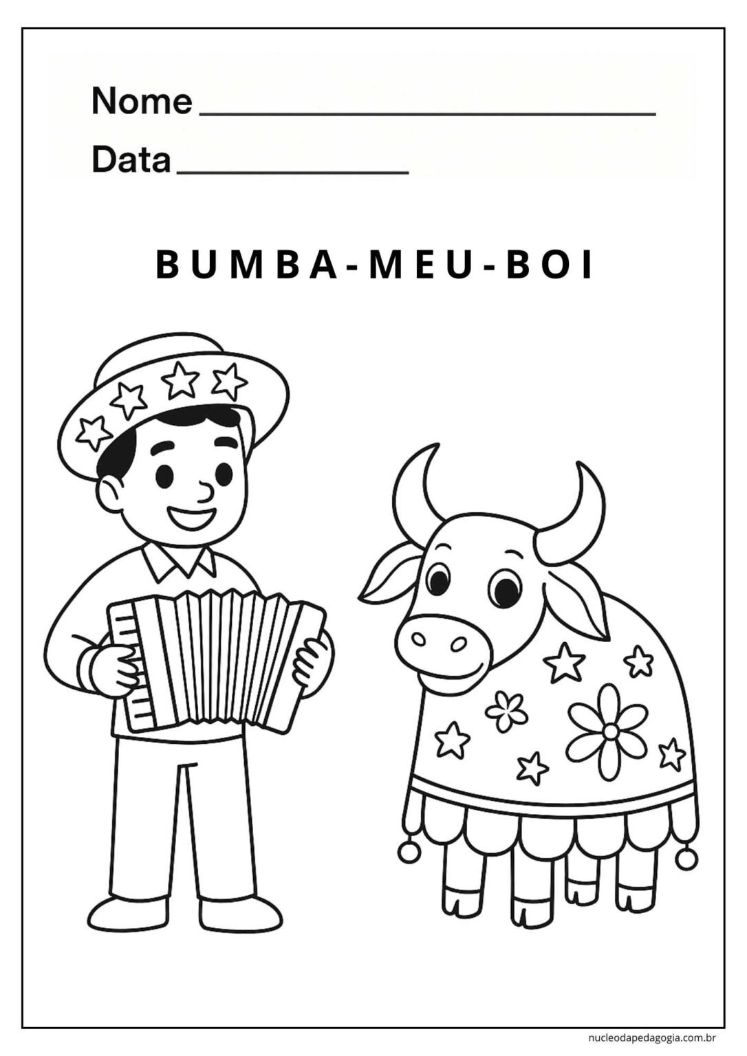 Bumba Meu Boi Para Imprimir — KERUSSO