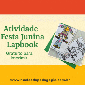 Atividade Festa Junina Lapbook para imprimir
