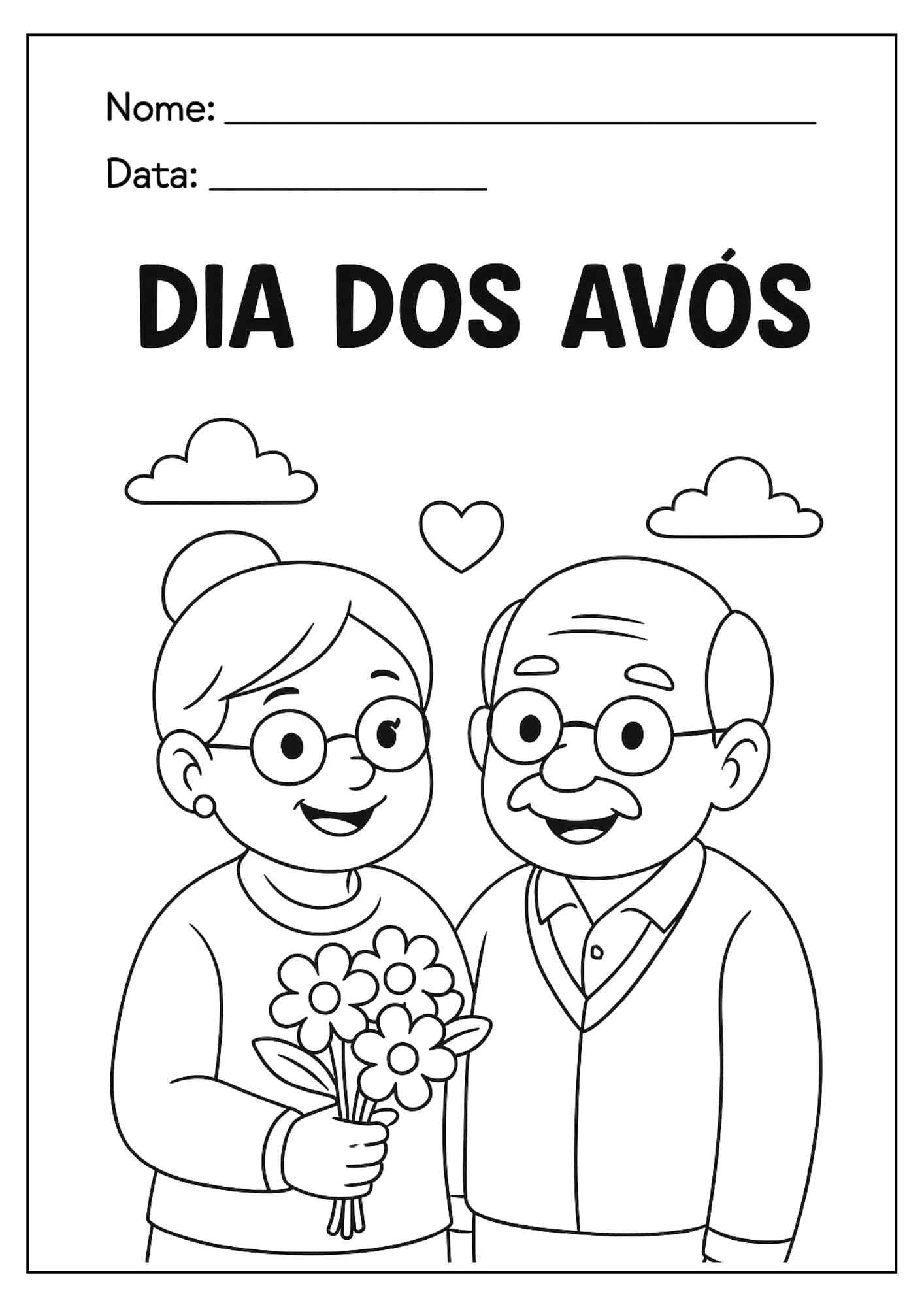 Dia dos Avós Lembrancinha e Atividades