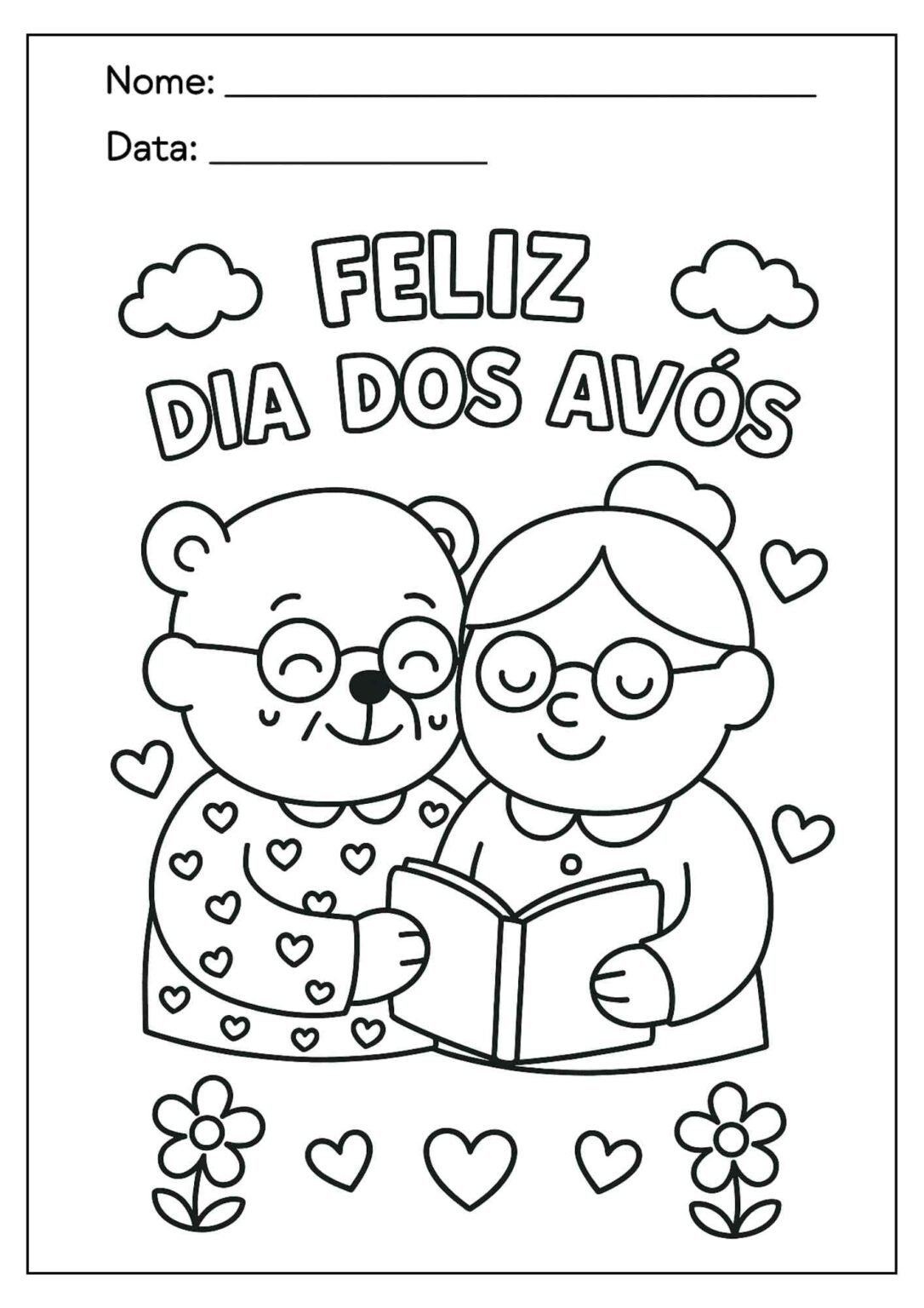 Dia dos Avós Lembrancinha e Atividades
