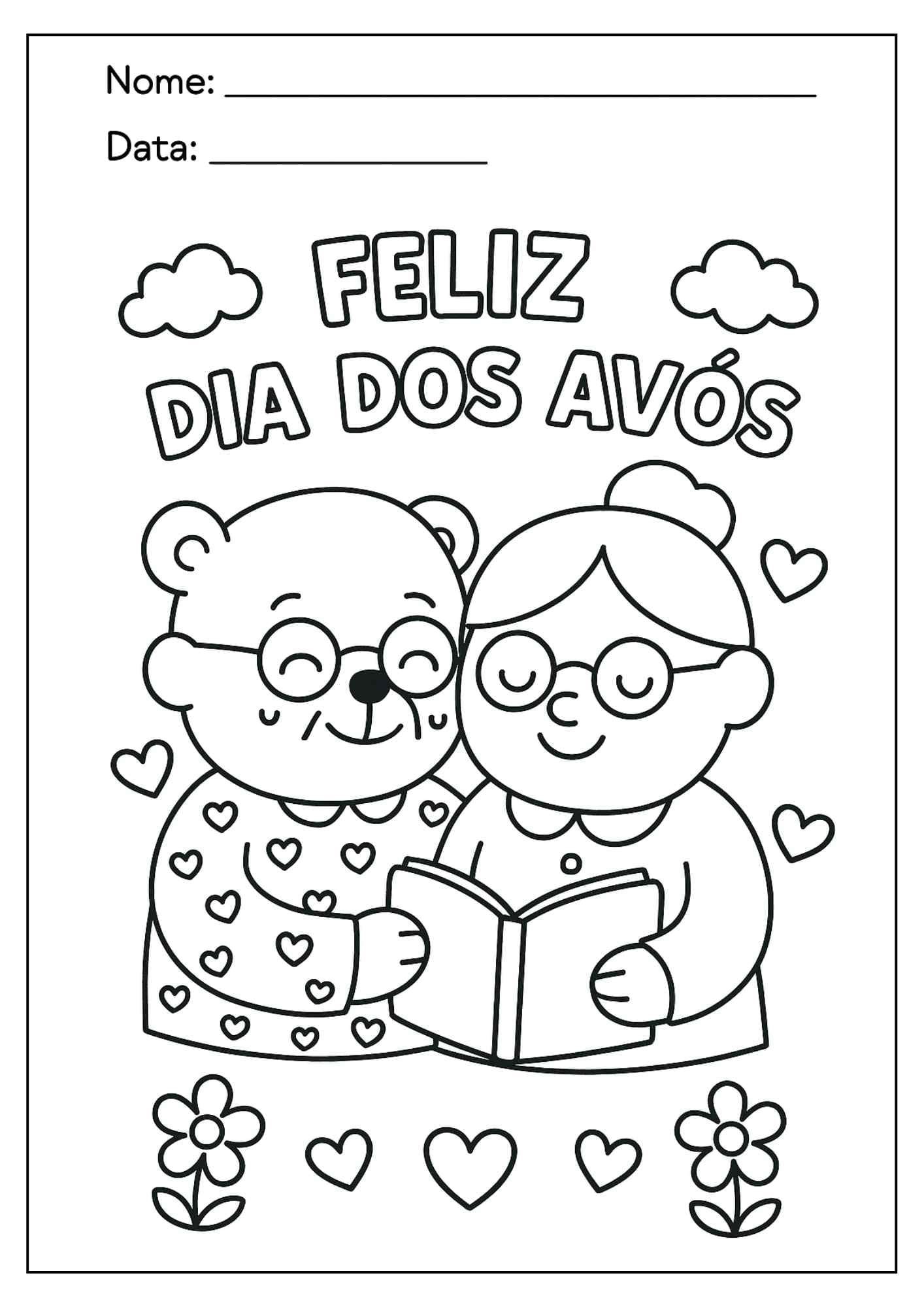 Dia dos Avós Lembrancinha e Atividades