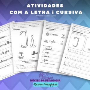 Atividade Letra i Cursiva para Imprimir