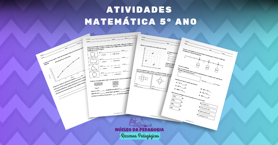 MATEMÁTICA 5° ANO PARA IMPRIMIR